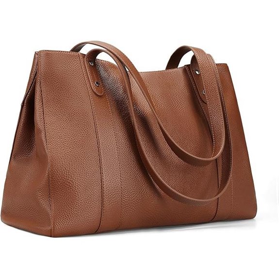 befen Genuine Leather Laptop Tote for Women