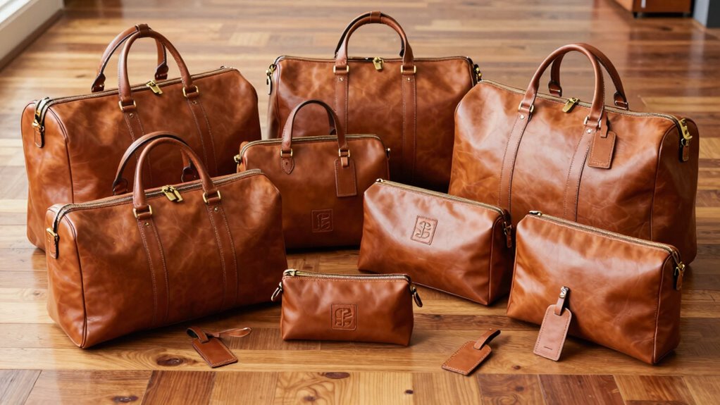 luxury leather travel accessories