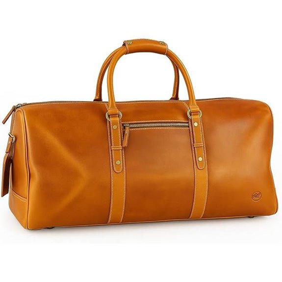 Premium Leather Duffle Bag for Men & Women