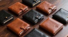 luxury leather travel wallet organizers