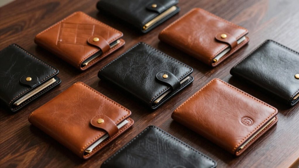 luxury leather travel wallet organizers
