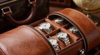 luxury leather watch organizers