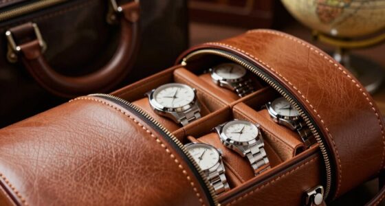luxury leather watch organizers