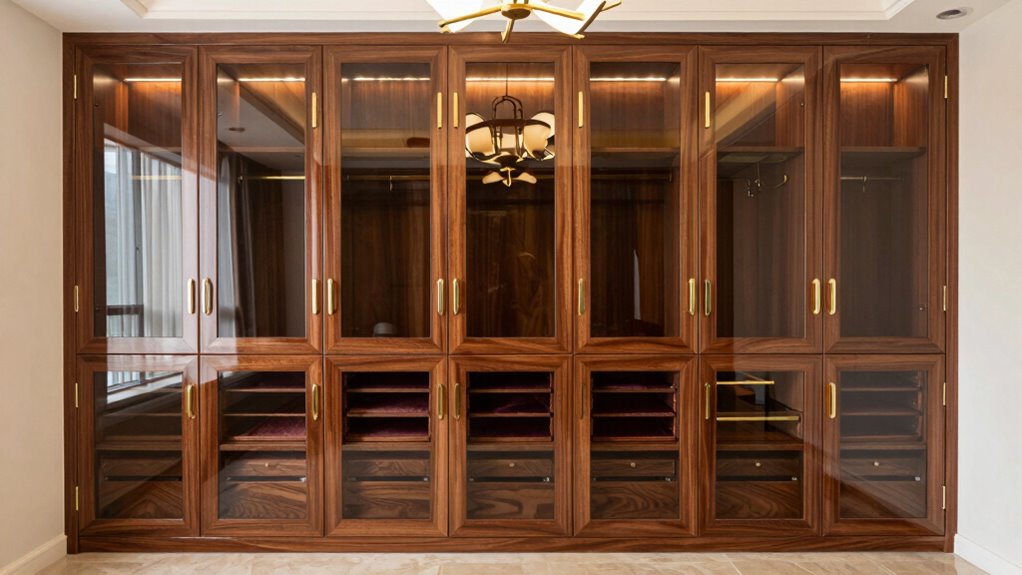 luxury lockable closet cabinets