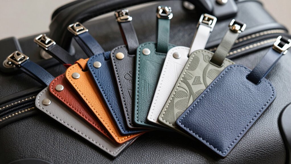 luxury privacy luggage tags