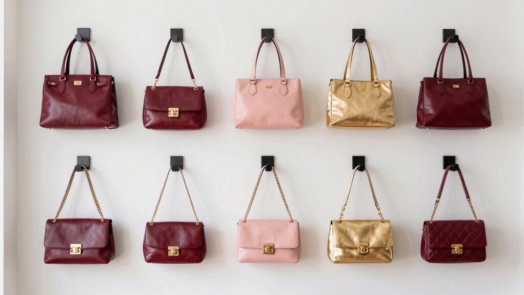 luxury purse rack options