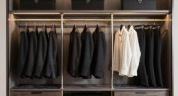 luxury small closet racks