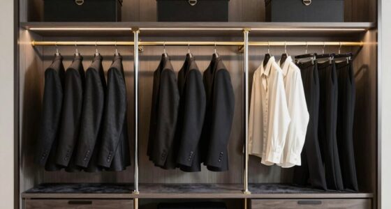 luxury small closet racks