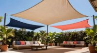 luxury sun shade sails