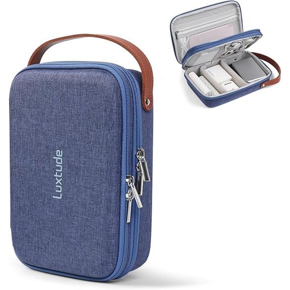 Luxtude Tech Organizer Travel Case with Double Layers