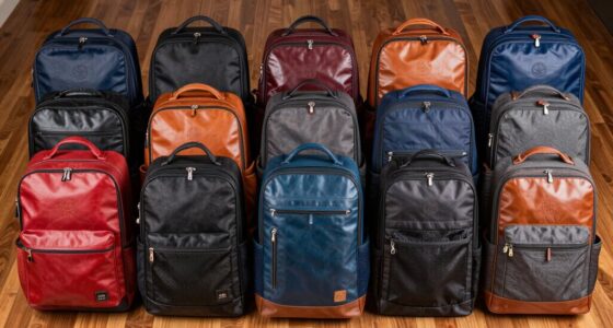 luxury travel backpack organizers