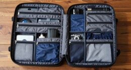 luxury travel backpack organizers