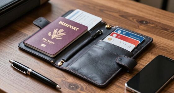 luxury travel document organizers