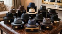 luxury travel hat cases