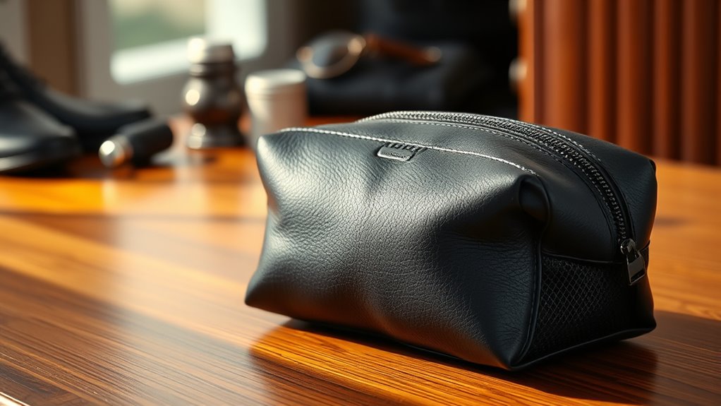 luxury travel shoe bag