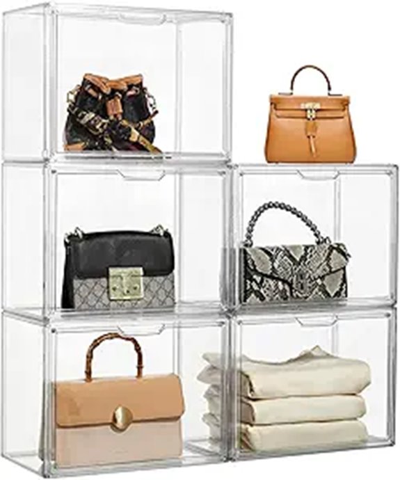 Purse Organizer Set with Magnetic Doors (5-Pack)