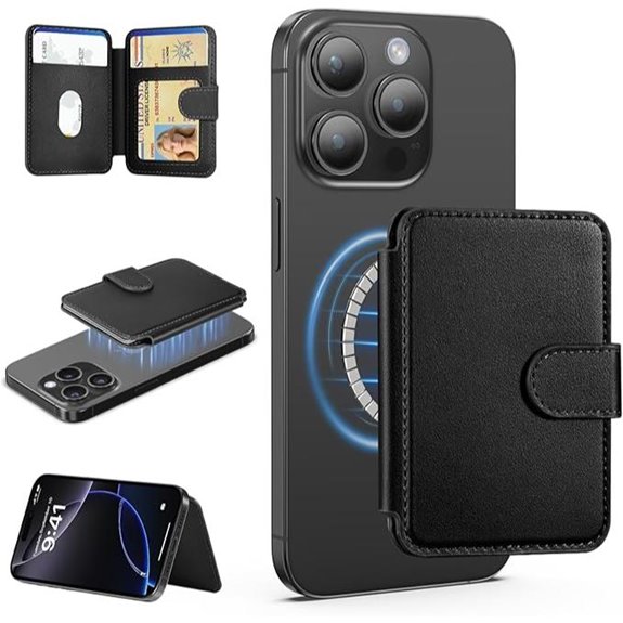 TopMade Magnetic Card Holder for iPhone 17/16/15/14
