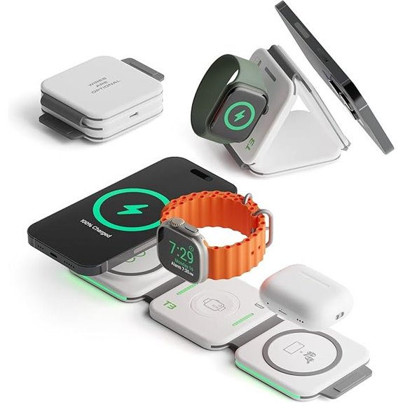InfinaCore 3-in-1 Magnetic Wireless Charging Station