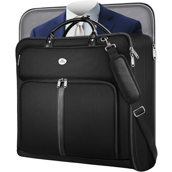 Matein Men's Travel Garment Bag with Strap