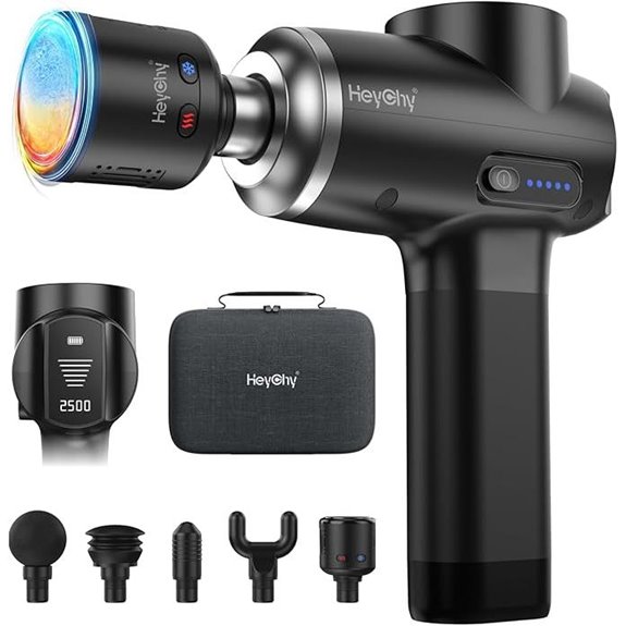 Percussion Massage Gun with Heat & Cold Therapy