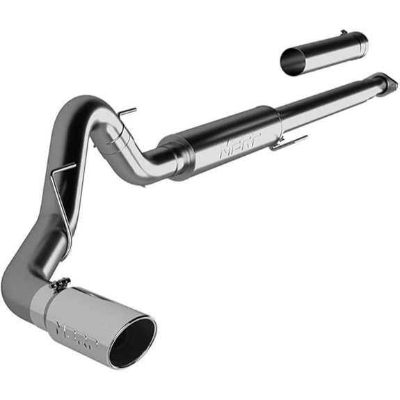 MBRP S5259AL 4 Cat Back Single Exhaust System (Aluminized Steel)