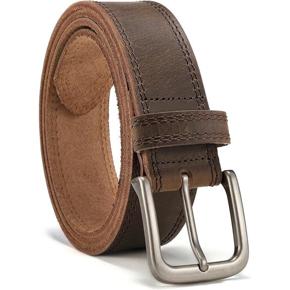 CHAOREN Men's Casual Leather Belt for Jeans
