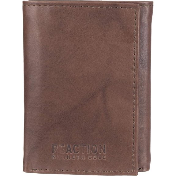 Kenneth Cole Men's RFID Leather Slim Trifold Wallet