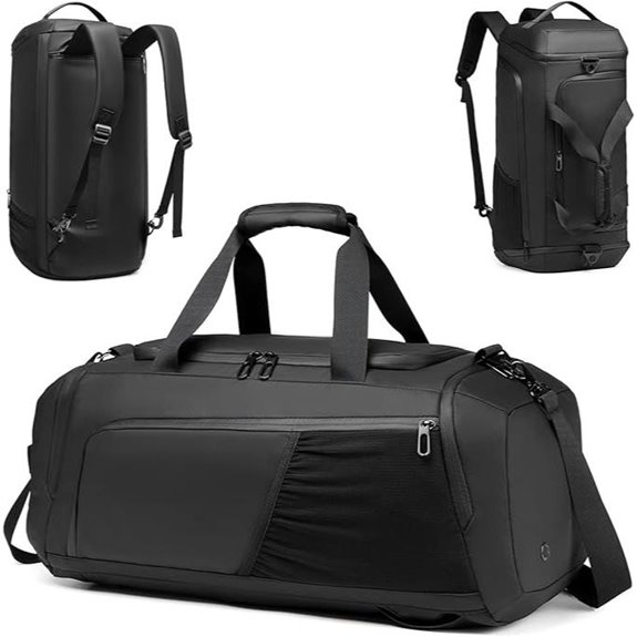 Gym Bag for Men with Shoes and Laptop Compartments