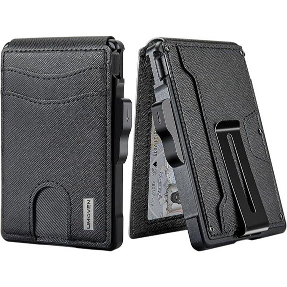 Umoven Men's Slim Leather WalLet with RFID Blocking