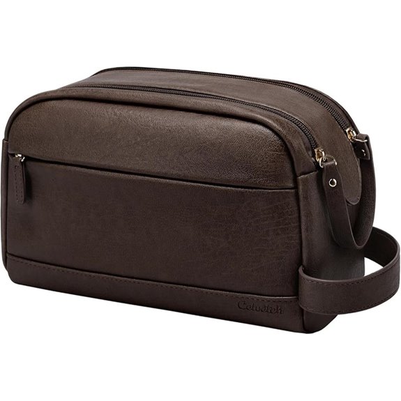PU Leather Travel Toiletry Bag for Men