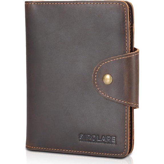 Polare Leather RFID Bifold Wallet for Men