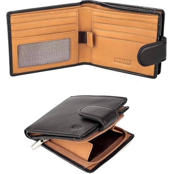 Soft Leather Wallet for Men with RFID Blocking