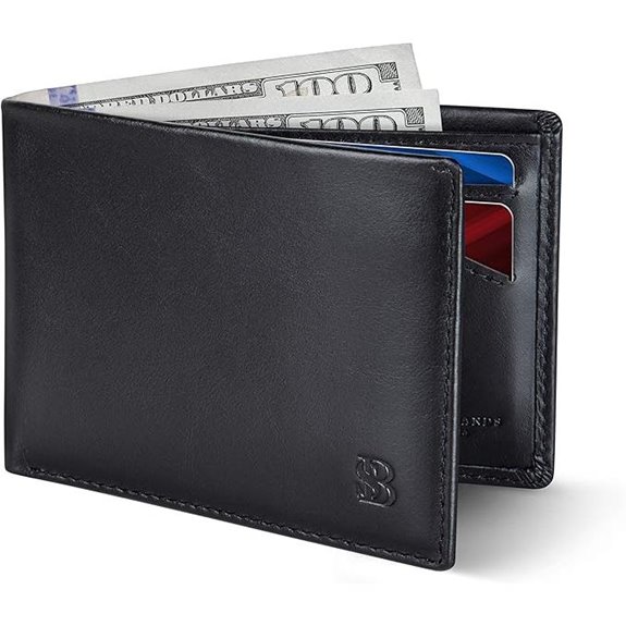 SERMAN BRANDS Men’s Slim RFID Bifold Wallet
