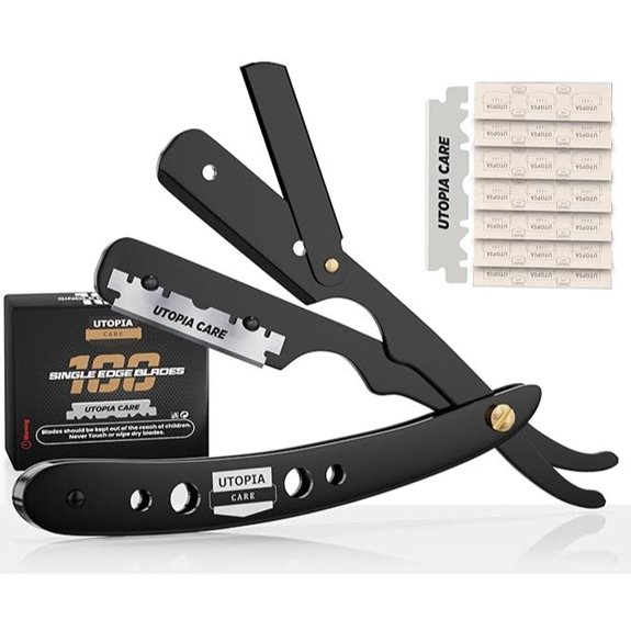 Utopia Care Straight Razor for Men with Blades