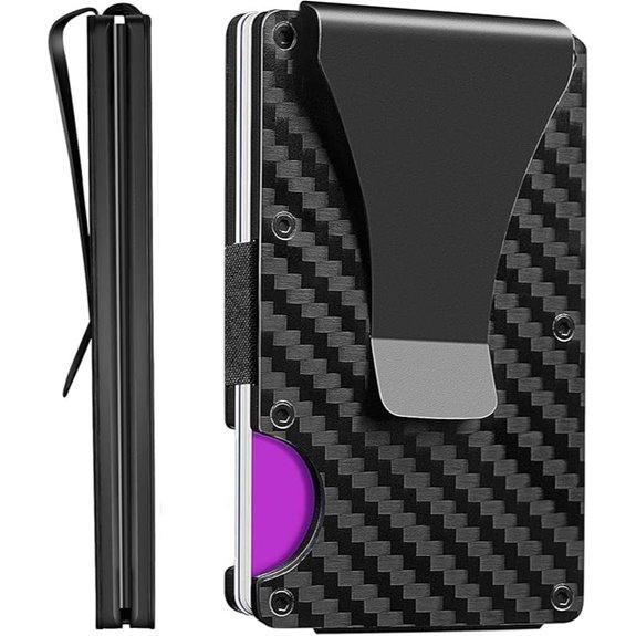 T-carbon RFID Blocking Wallet for Men
