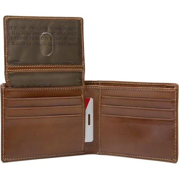 Tony Perotti Men's Italian Leather Bifold Wallet