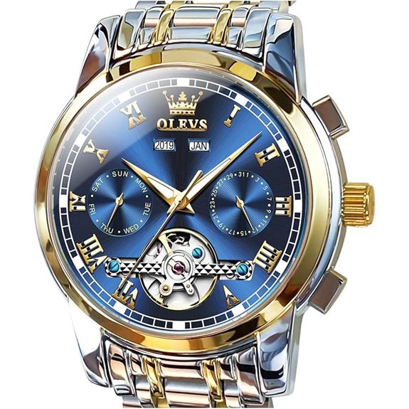 OLEVS Men’s Automatic Tourbillon Waterproof Watch