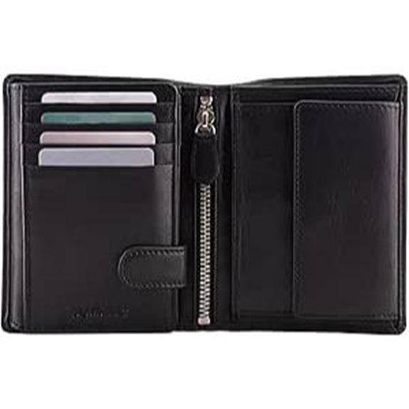 DiLoro Men's Leather Bifold Wallet with RFID Blocking