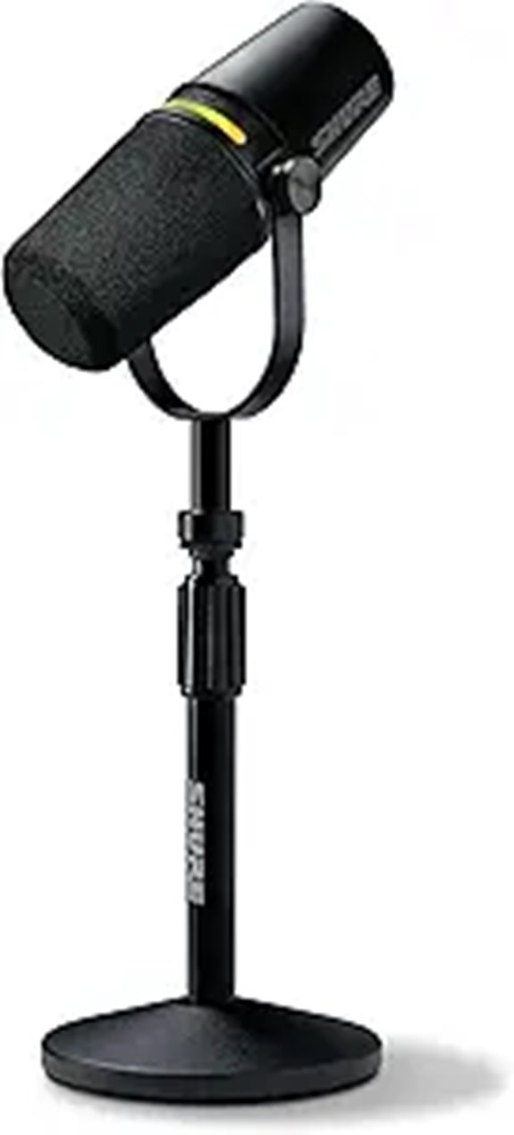 Shure MV7+ Podcast Microphone with Stand