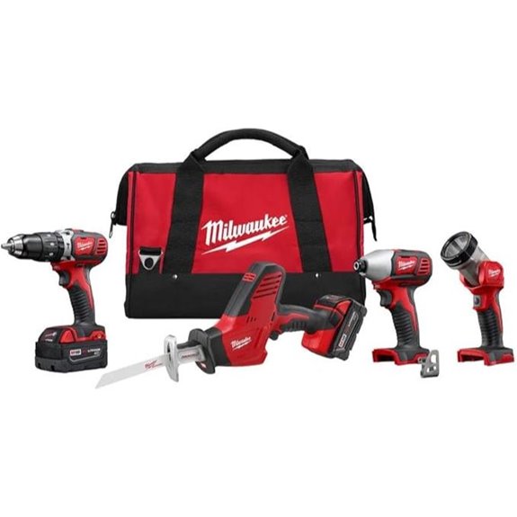 Milwaukee M18 Power Tool Combo Kit (2 Batteries Included)