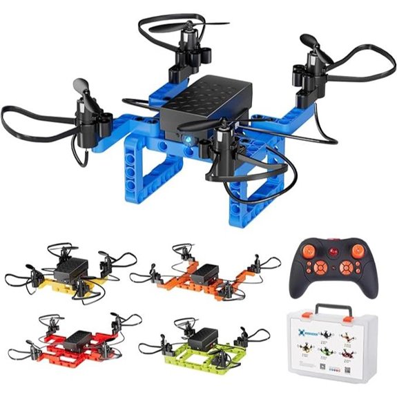 Mini DIY Drone Building Kit with 5 Designs for Kids