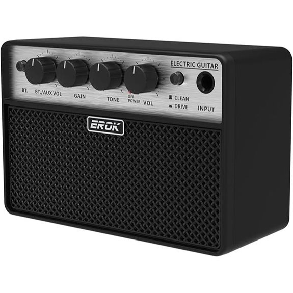 EROK 10W Mini Electric Guitar Amp with Dual Channels