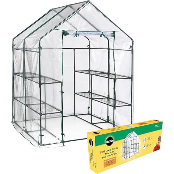 Miracle-GRO Outdoor Mini Walk-in Greenhouse Plant Tent