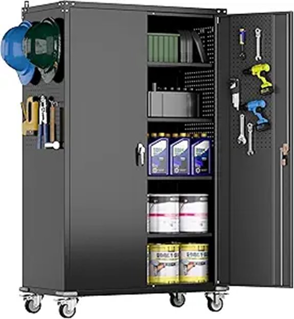 mobile garage storage system