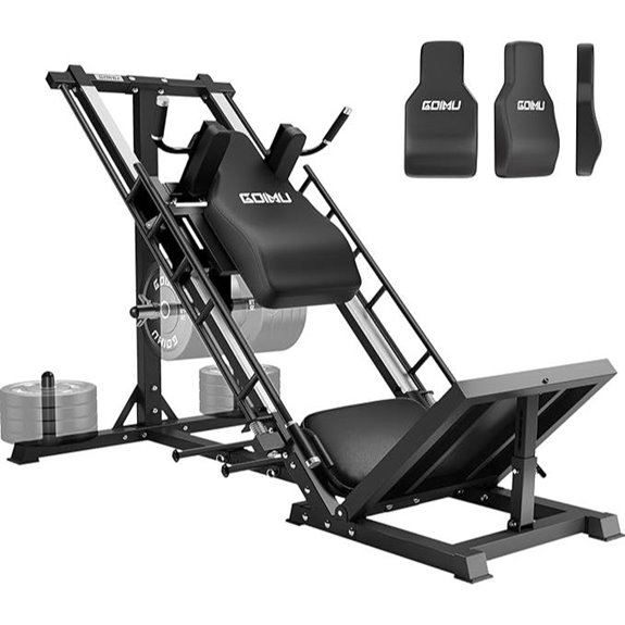 3-in-1 Hack Squat & Leg Press Machine