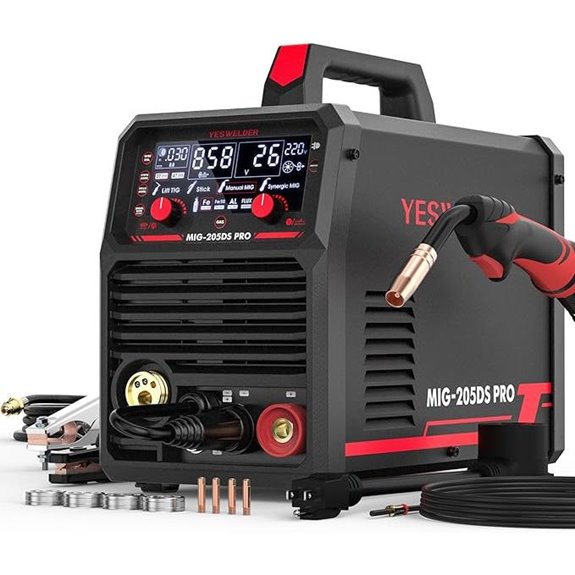 YESWELDER MIG-205DS PRO 5-in-1 MIG Welding Machine