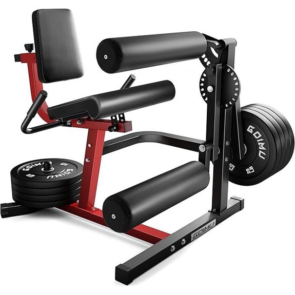 4-in-1 Leg Extension & Curl Machine for Home Gym