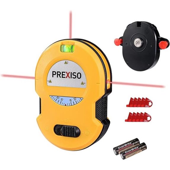 PREXISO Multi Surface Laser Level with Wall Mount