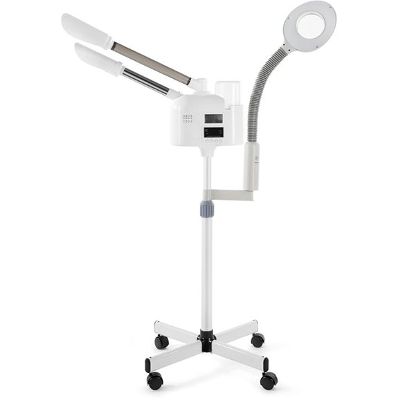 Professional 3-in-1 Facial Steamer with Magnifying Lamp