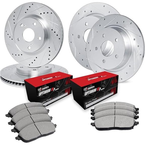 R1 Concepts Brake Pads and Rotors Kit for Mustang